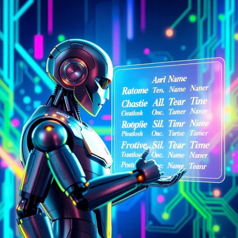 Robotic Team Name Generator