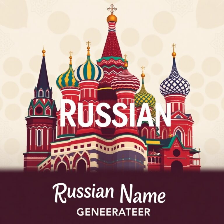 Russian Male Name Generator