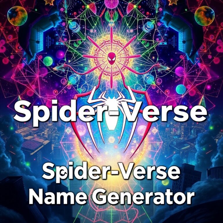 Spider Verse Name Generator