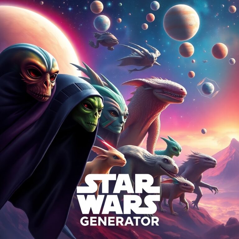 Star Wars Species Name Generator