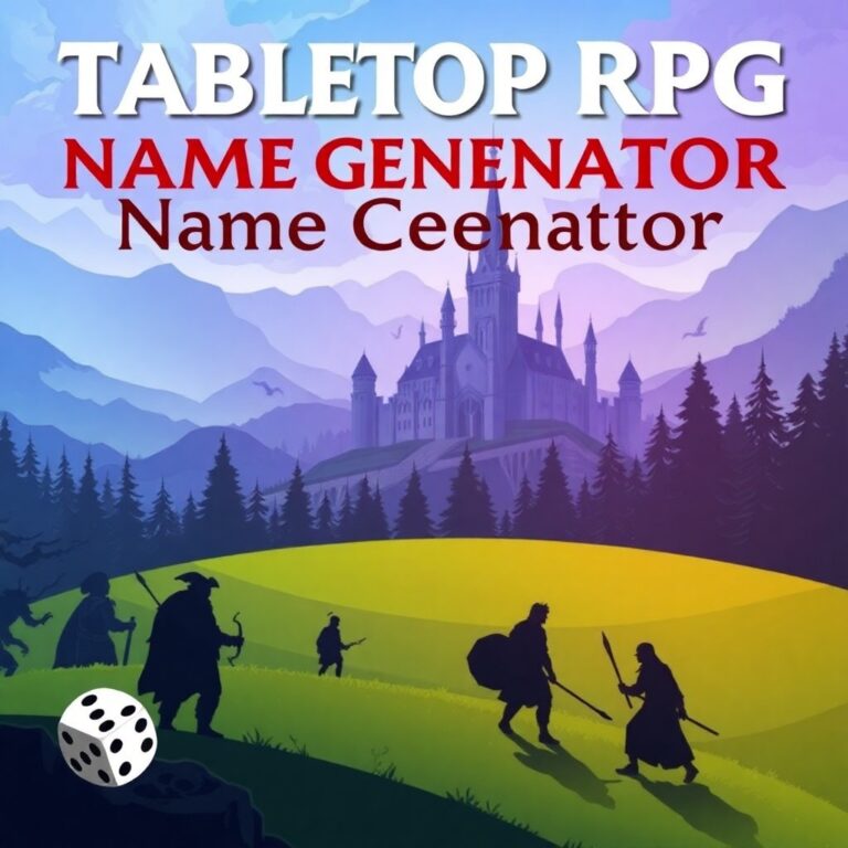 Tabletop Rpg Name Generator