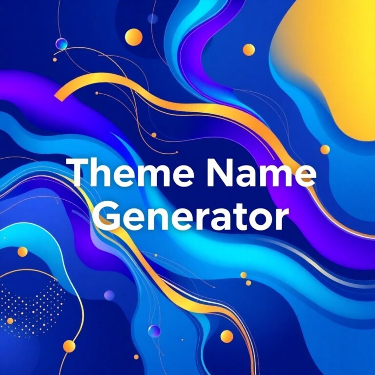 Theme Name Generator