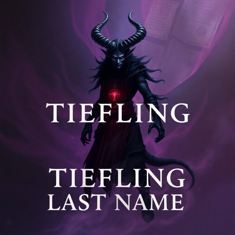 Tiefling Last Name Generator
