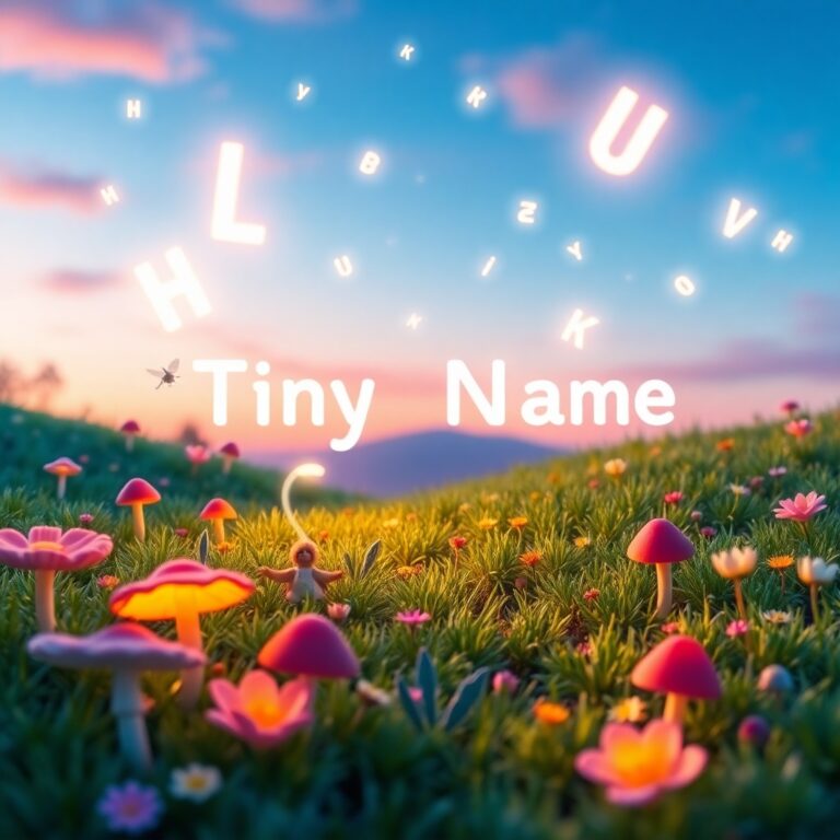Tiny Name Generator