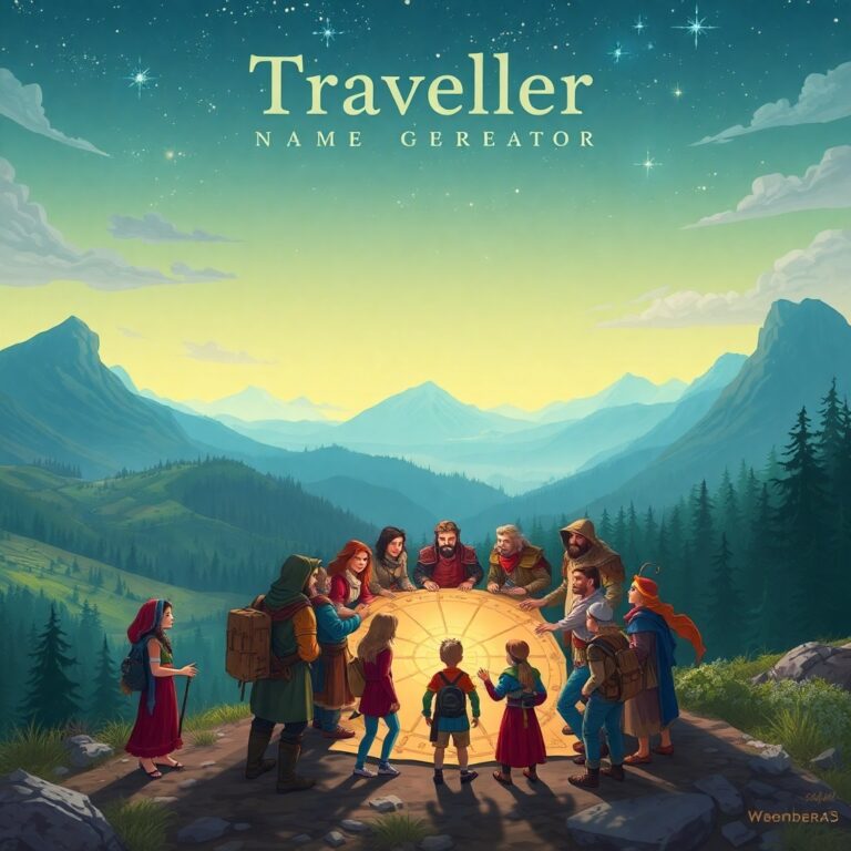 Traveller Name Generator