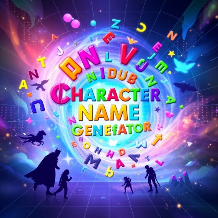 Unique Character Name Generator