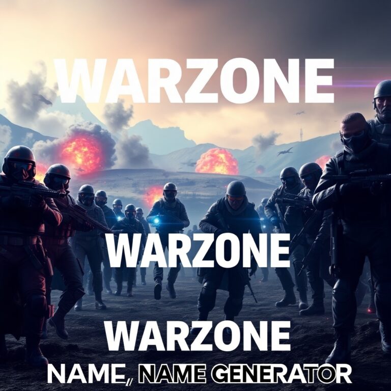 Warzone Name Generator