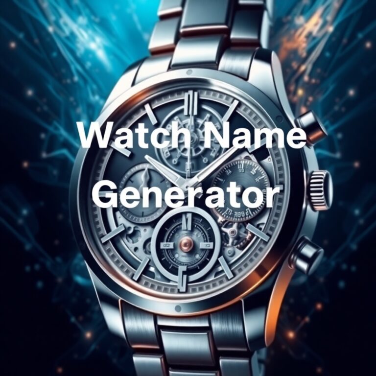 Watch Name Generator
