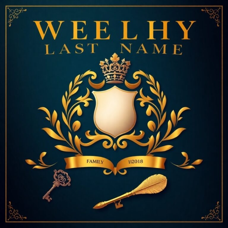 Wealthy Last Name Generator