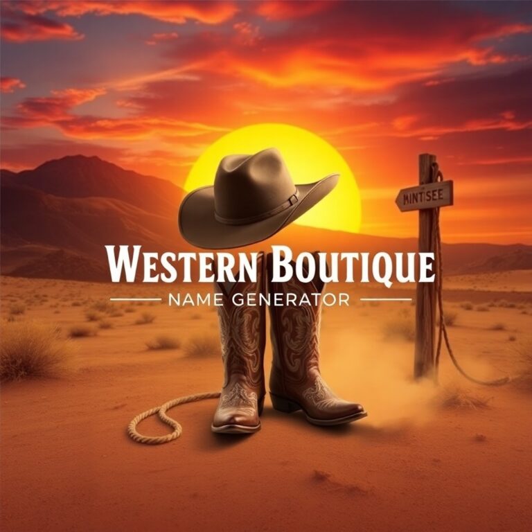 Western Boutique Name Generator
