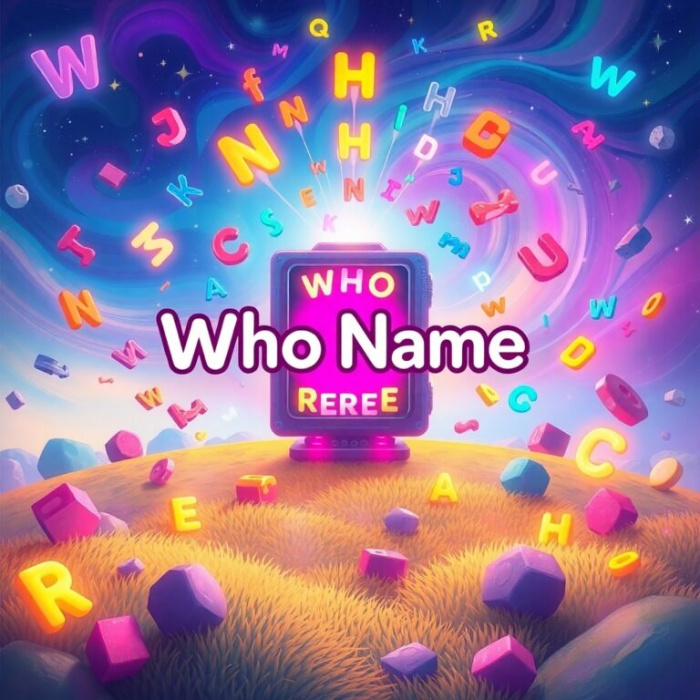 Who Name Generator